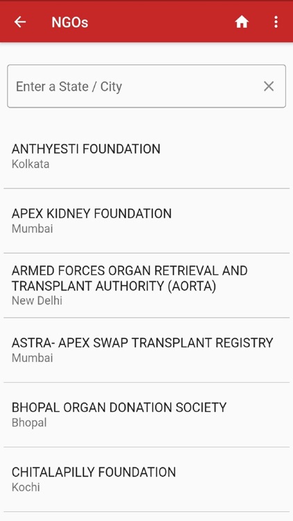 Organ Donation App