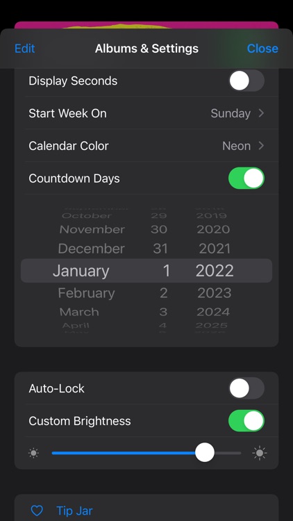 Photo Frame Calendar & Clock screenshot-8