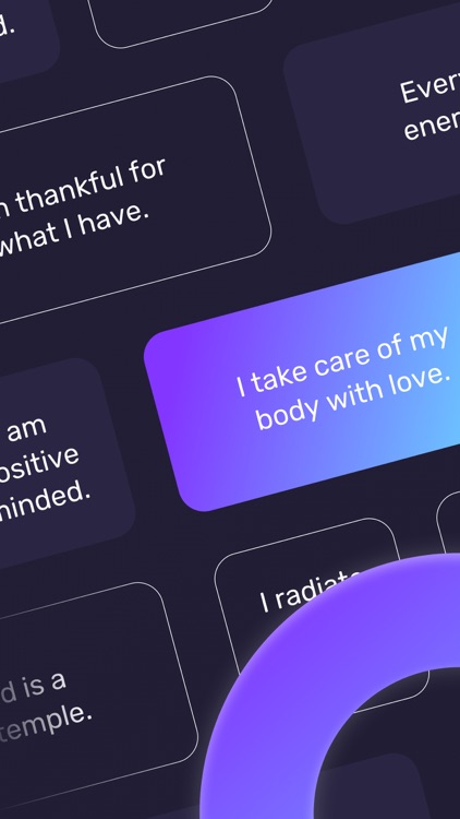 Positive Affirmations Widget