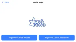 Game screenshot Baralho Aplicativo Pró-Fono hack