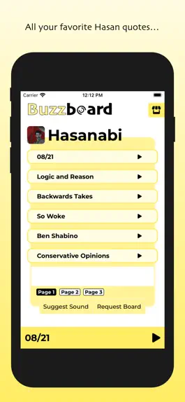 Game screenshot Hasanabi Buzzboard mod apk