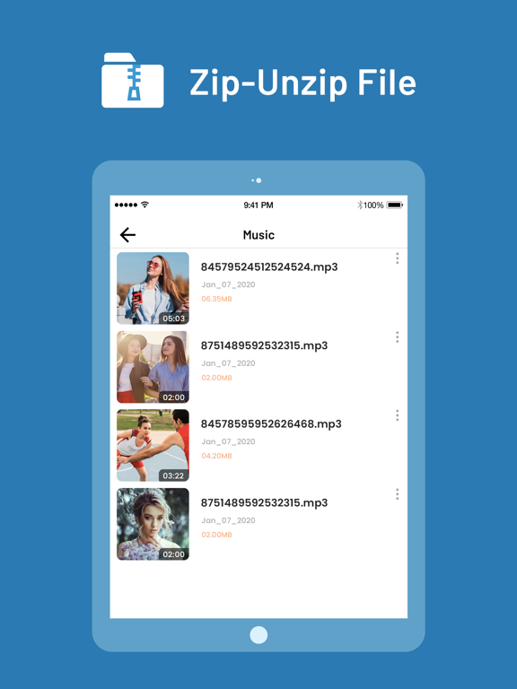 Unarchiver : Zip Unzip Tool screenshot 4