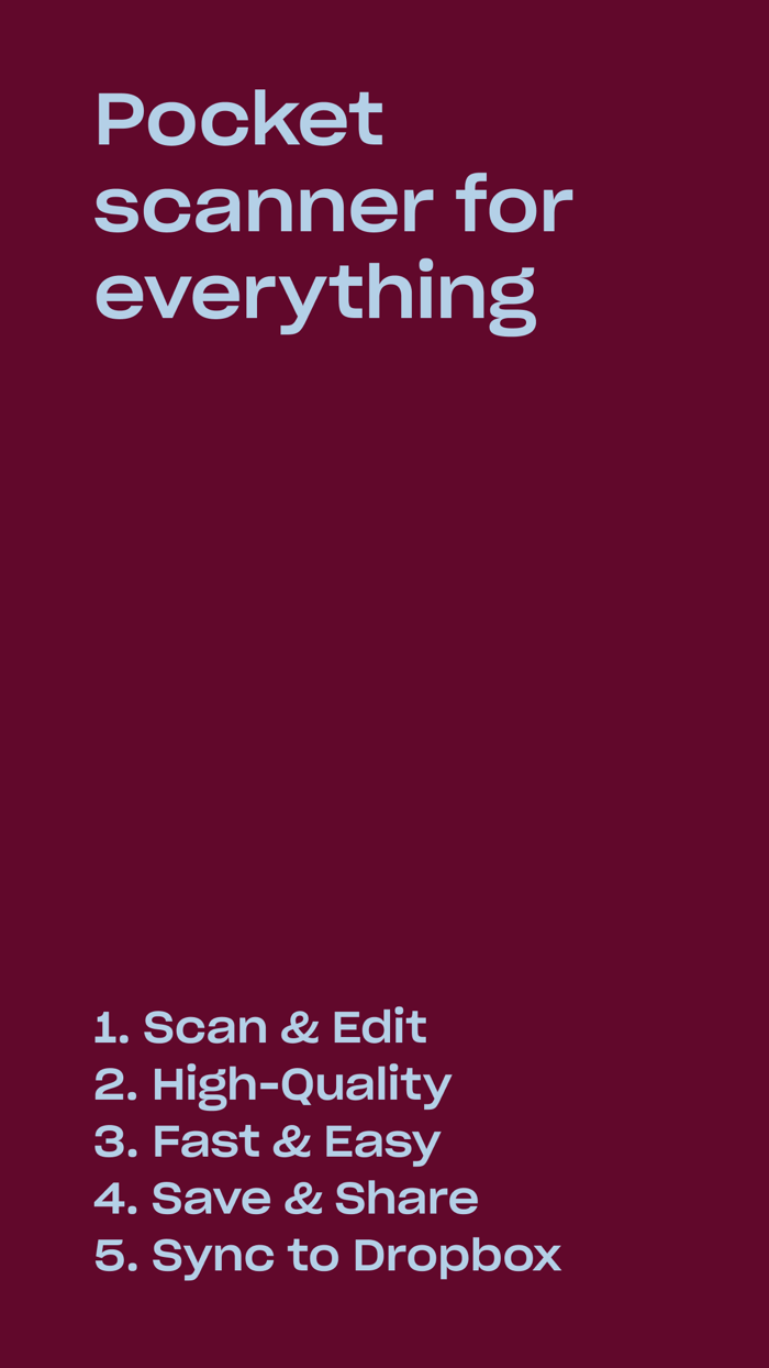 Dropbox Scan  PDF Scanner App