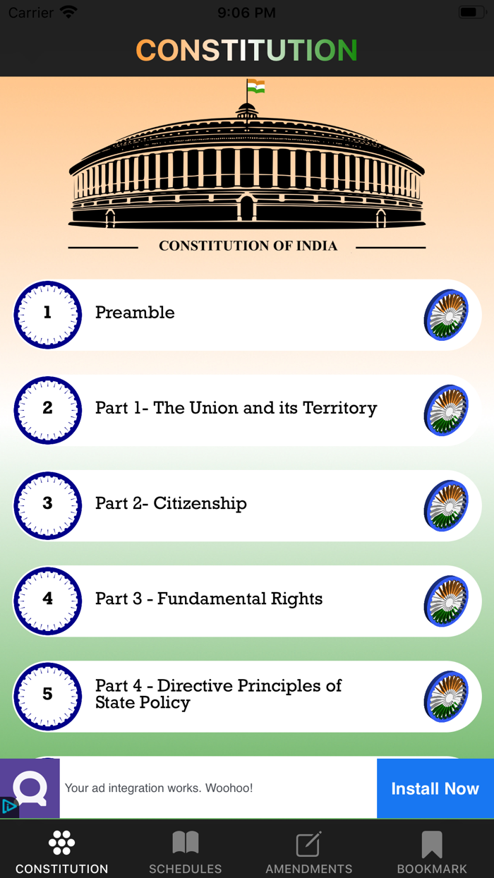 Constitution Of India-English