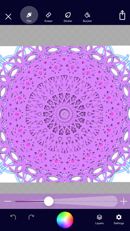Mandala Maker: symmetry doodle screenshot-6