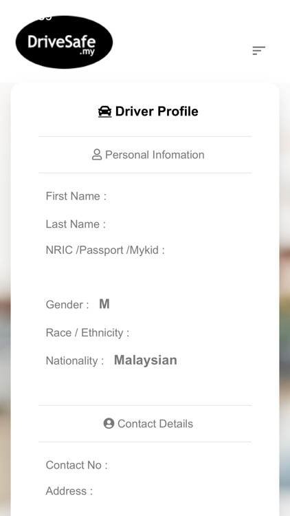 DriveSafe.my Driver
