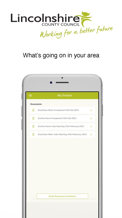 Highways App Lincolnshire