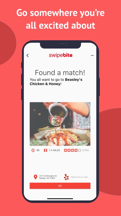 Swipebite: Decide where to eat