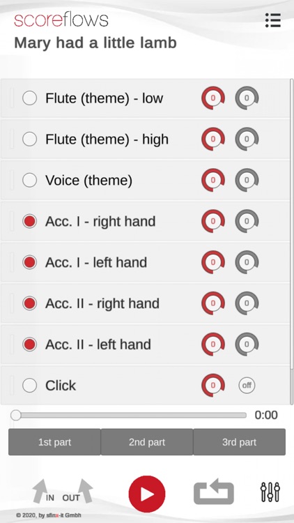 scoreflows player