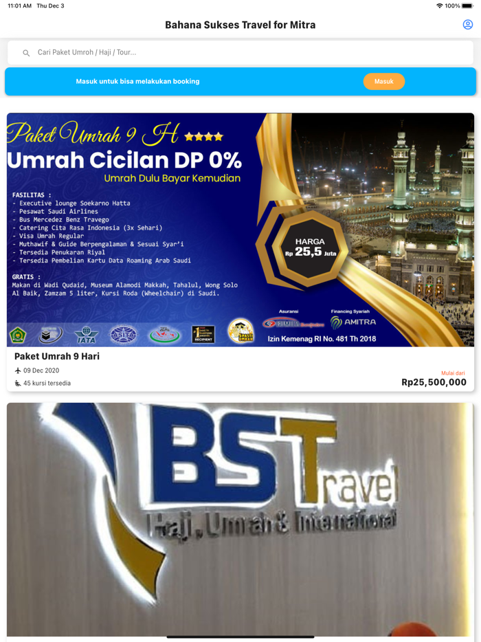 Bahana Sukses Travel App Agen