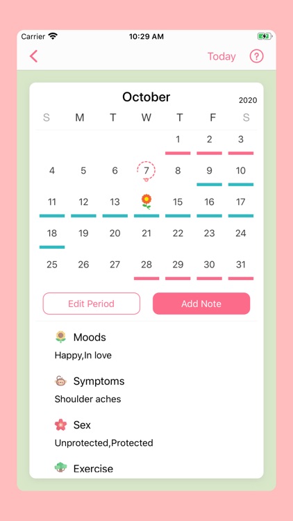 Fore Health - Period Tracker