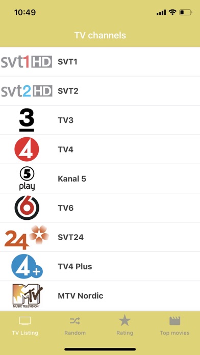 How to cancel & delete ► TV tablå Sverige: Svenska TV-kanaler Program (SE) - Edition 2014 from iphone & ipad 1