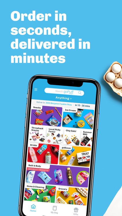 goPuff: Drink & Food Delivery screenshot-0