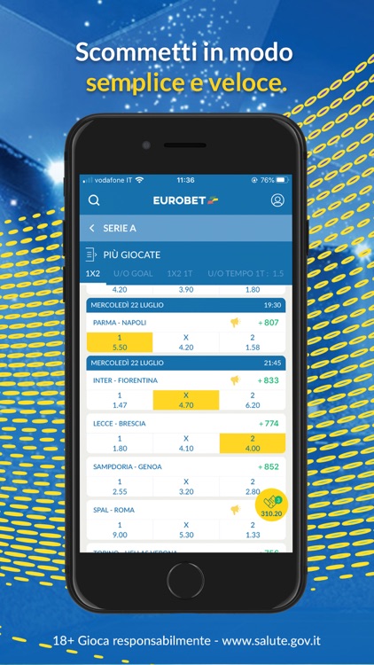 Eurobet Scommesse Sportive screenshot-3