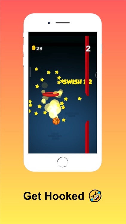 Flappy Basketball - Flick Tap