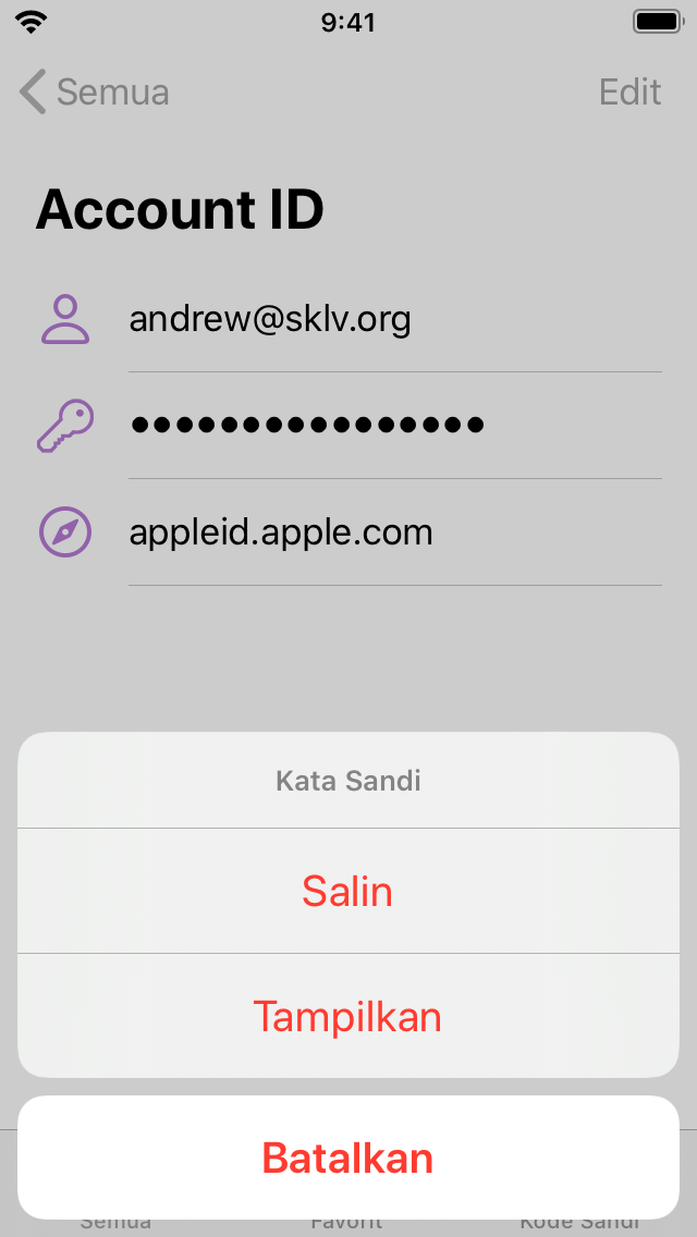 Pengelola Kata Sandi Sklv