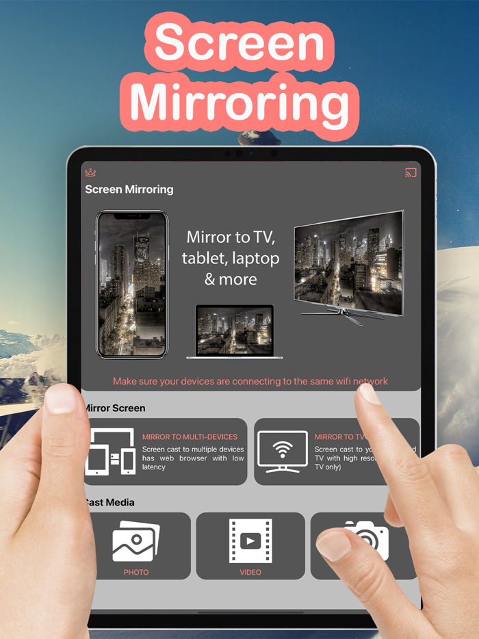 Screen Mirroring  Miracast TV