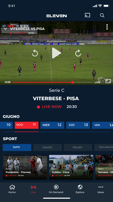 Eleven Sports Italia screenshot 2