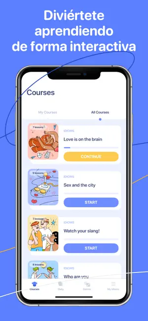 Captura de Pantalla 2 Idioma Inglés-Aprender y Jugar iphone