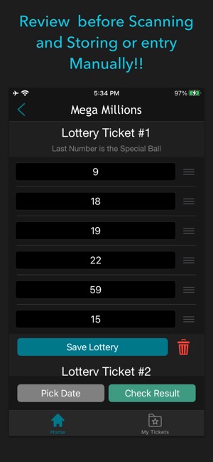 Check My Lottery Ticket