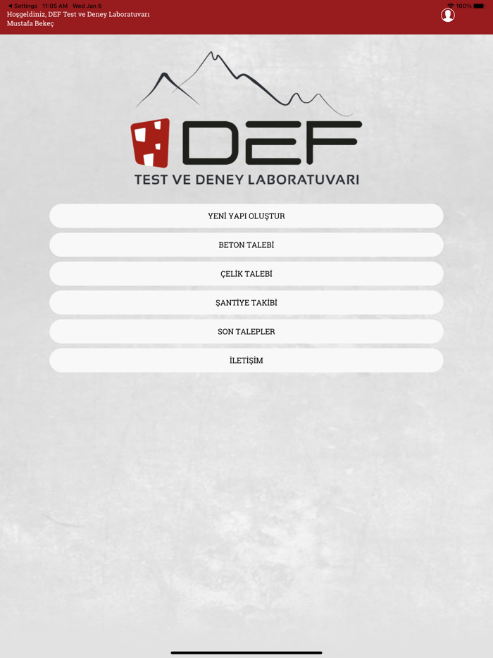 DEF Test ve Deney Lab.