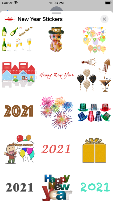 New Year 2020 Stickers screenshot 2
