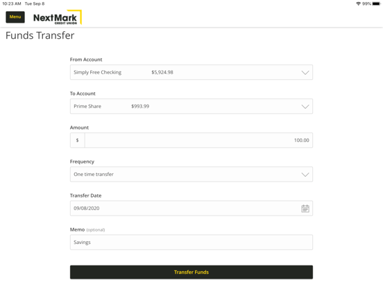 NextMark Credit Union screenshot 3