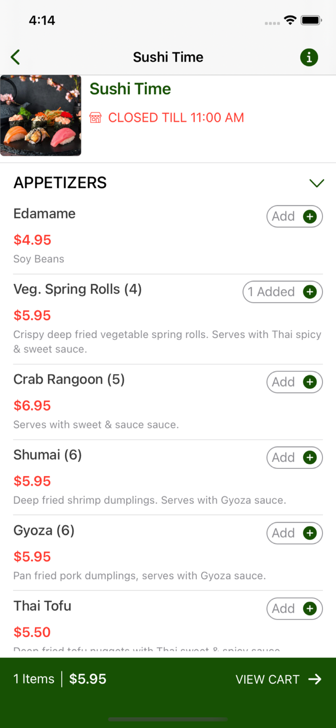 Sushi Time - Restaurant