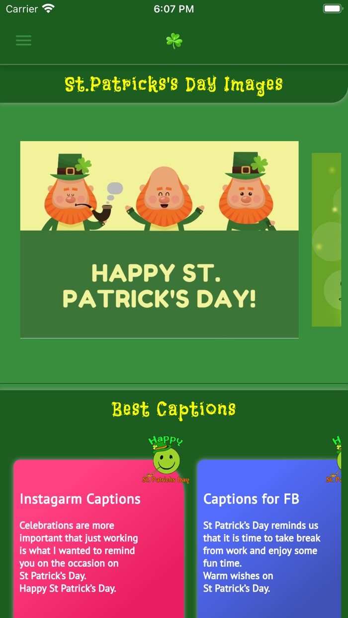 St. Patricks Day Images Cards