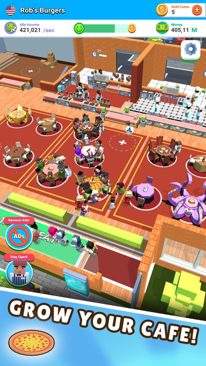 Idle Diner: Restaurant game