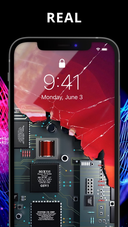 Wallpaper For iPhone LightWave