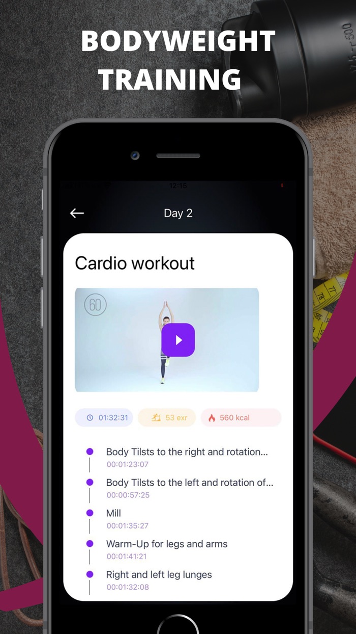 Waistline Weight loss Workout