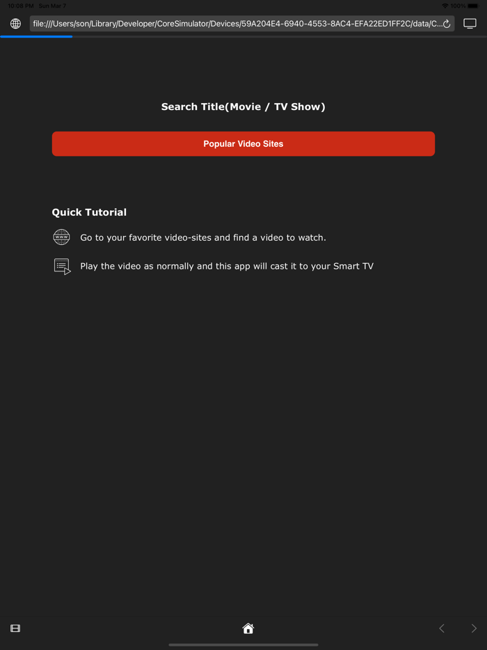 WEB VIDEO CAST - FOR SMART TV