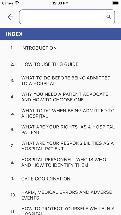 Patients Hospital Safety Guide