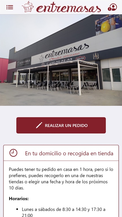 Entremasas Comida a domicilio