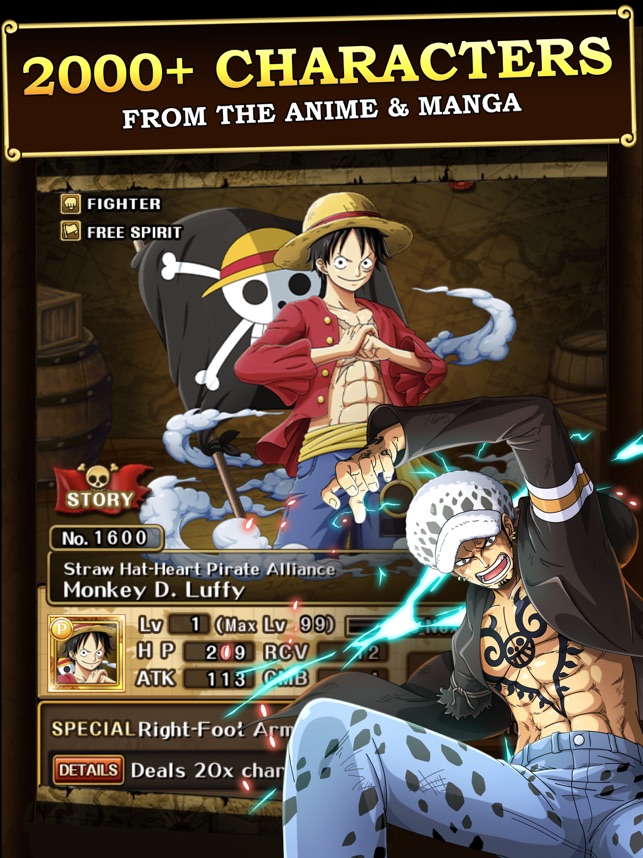 One Piece Treasure Cruise On The App Store - the greatest shinobi shinobi story ep 1 roblox naruto