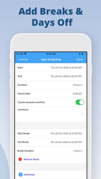 Hours Tracker