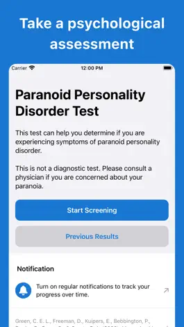 Game screenshot Paranoid Personality D. Test mod apk