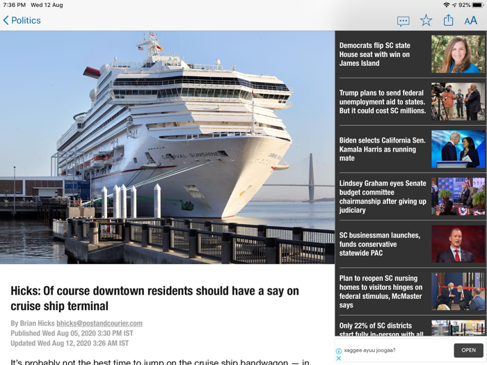 Post and Courier Greenville