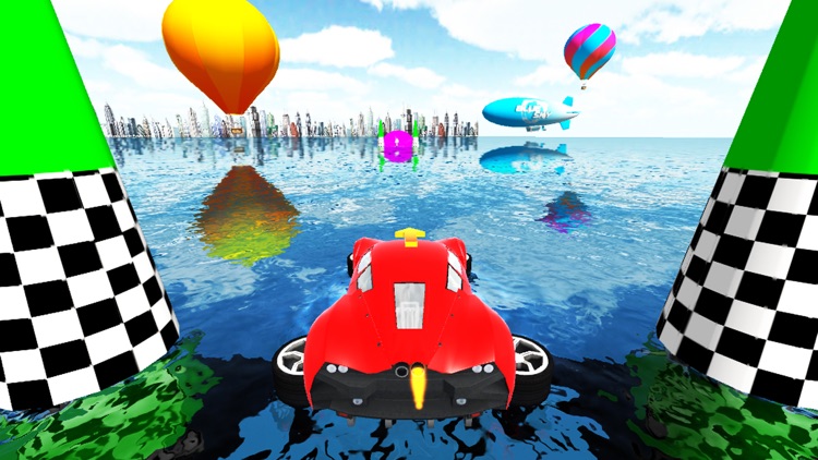 Water Surfing Car Games 2021 screenshot-0