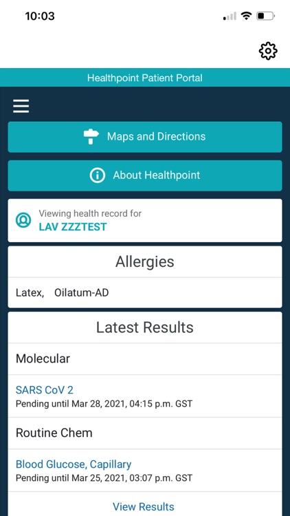 Healthpoint Patient Portal