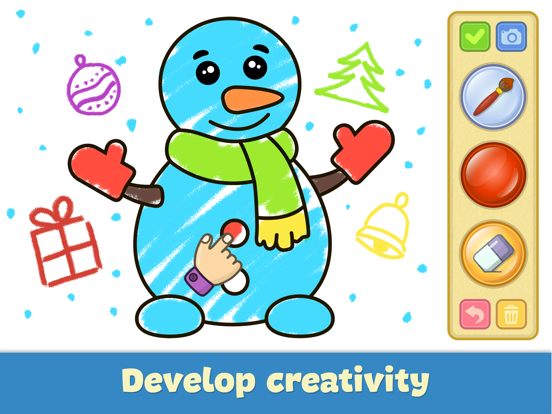 Kids doodle games and free drawing for toddlers screenshot