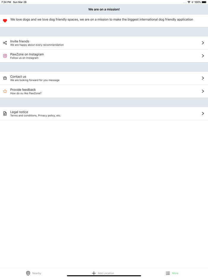 PawZone - Dog friendly places