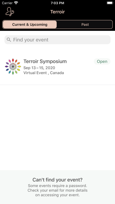 Terroir Symposium screenshot 2