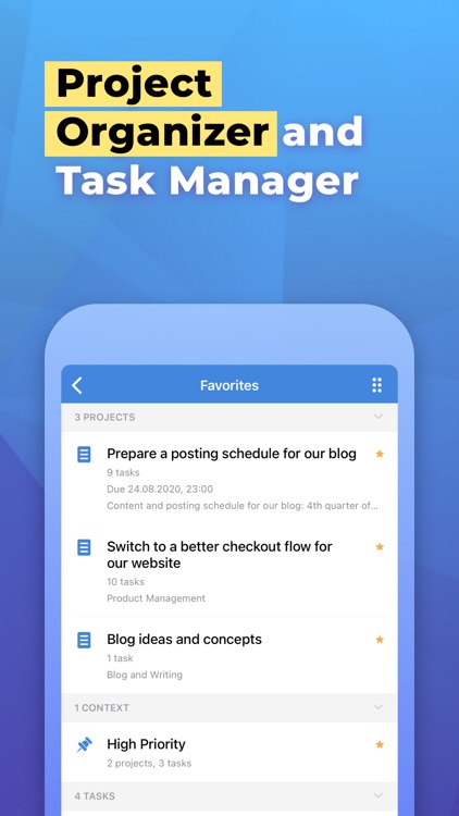 Chaos Control™: GTD Task List screenshot-0