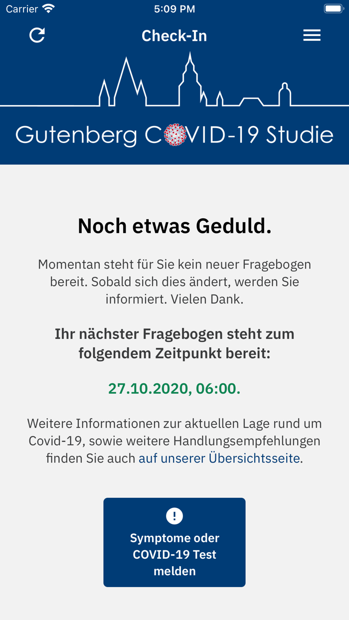 Gutenberg COVID-19 Studien-App