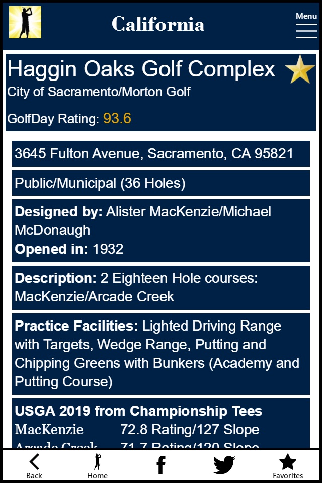 GolfDay California screenshot 4
