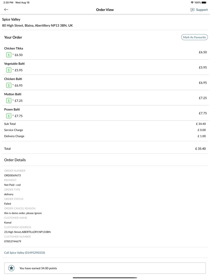 Spice Valley Restaurant