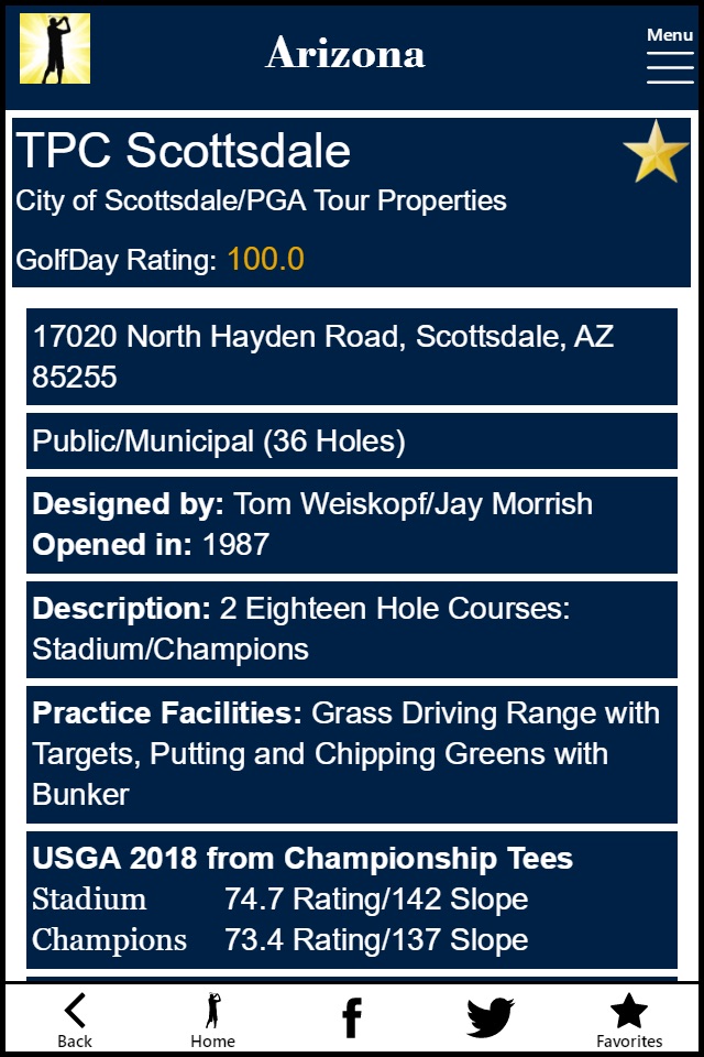 GolfDay Arizona screenshot 4