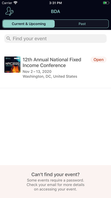 BDA's National FI Conf App screenshot 2